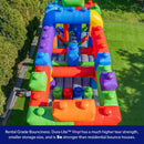 20FT Giant Multicolor Block Inflatable Obstacle Course With Large Mesh Windows (SAK75192) by SAKSBY WHOLESALE