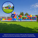 20FT Giant Multicolor Block Inflatable Obstacle Course With Large Mesh Windows (SAK75192) by SAKSBY WHOLESALE