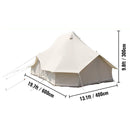 20FT Large Luxury Glamping Yurt Teepee Canvas Camping Tent (SAK37612)
