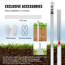 20FT Telescoping Flag Pole Kit, Heavy Duty Aluminum Alloy in Ground Flag Poles for Outside, 3 Display Modes Flagpole with 3x5 American Flag