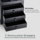 Yescom Jewelry Organizer Box with Mirror Ring Bracelet Necklace