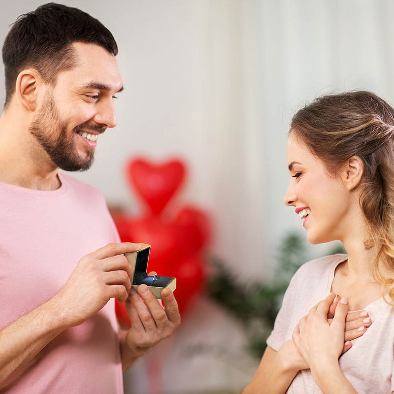 Yescom Engagement Ring Box with Light