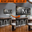 Upgrade Your 20x10 Inches 'Family' (Style 2) Canvas To 48x24 Inches