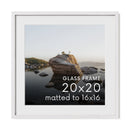 Standalone Glass Oak Wood Frames