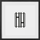 Black Oak Glass Picture Frame