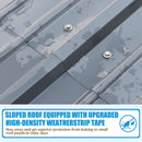 [20X20FT] Extra-Large Premium Heavy-Duty Outdoor Metal Carport Shelter (SAK97425)