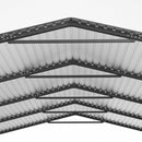 [20X20FT] Alora Extra Large Heavy-Duty Outdoor Metal Carport With Galvanized Steel Roof For Cars, Boats And Trucks (SAK75633)