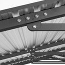 [20X20FT] Alora Extra Large Heavy-Duty Outdoor Metal Carport With Galvanized Steel Roof For Cars, Boats And Trucks (SAK75633)
