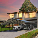 [20X40FT] Alora Extra Large Heavy Duty Four Car Outdoor Metal Carport Canopy For Trucks, Boats And SUVs (SAK29713)