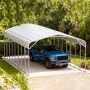 [20X40FT] Alora Heavy-Duty Outdoor High-Clearance Metal Carport (SAK67509) by SAKSBY WHOLESALE