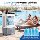 Evaporative Air Cooler 2100 CFM with 5.3 Gal Tank by LJGDeals