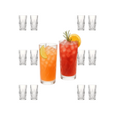 Tom Collins Drinking Glasses – Premium Water Glasses – 12oz