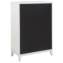 Inverness - 5 Drawer Bedroom Chest - White by HouseOfZazla