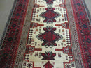 4' X 7' Vintage Handmade Pakistan Turkoman Bokhara Balouch Woven Wool Rug Nice