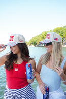 1776 Blue and Red Stripe Hat