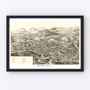 Vintage Map of Bennington, Virginia 1905