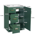 Bathroom Vanity With Under Mount Sink, 2 Drawers And Soft Closing Door by HouseOfZazla