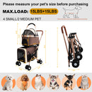 Double Pet Stroller for Dogs and Cats by HouseOfZazla