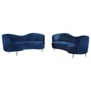 Marsden - 2 Piece Living Room Set - Blue by HouseOfZazla