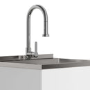 Metro - Laundry Cabinet & Faucet And Stainless Steel Sink by HouseOfZazla