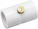 2 Pack (10 Total Couplings) Orbit 1/2 Inch PVC Coupling with Brass and Stainless Steel Mist Nozzle - 5 Pack by GreenHaven Gardens