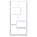 8 Shelf Geometric Bookcase