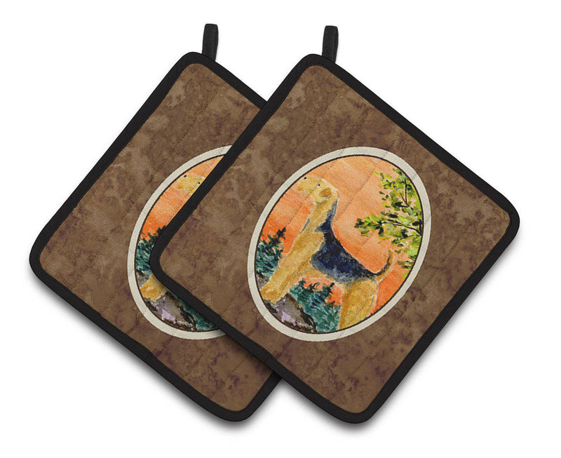 Airedale Pair of Pot Holders SS8850PTHD