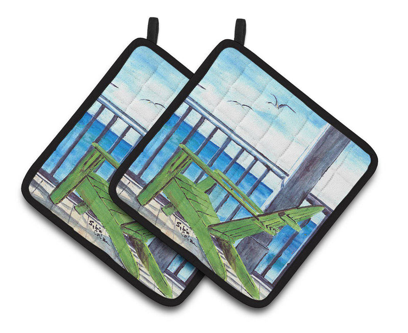 Adirondack Chairs  Pair of Pot Holders 8085-2PTHD