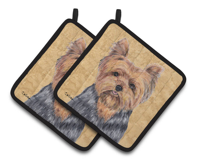 Yorkie Pair of Pot Holders SC9123PTHD