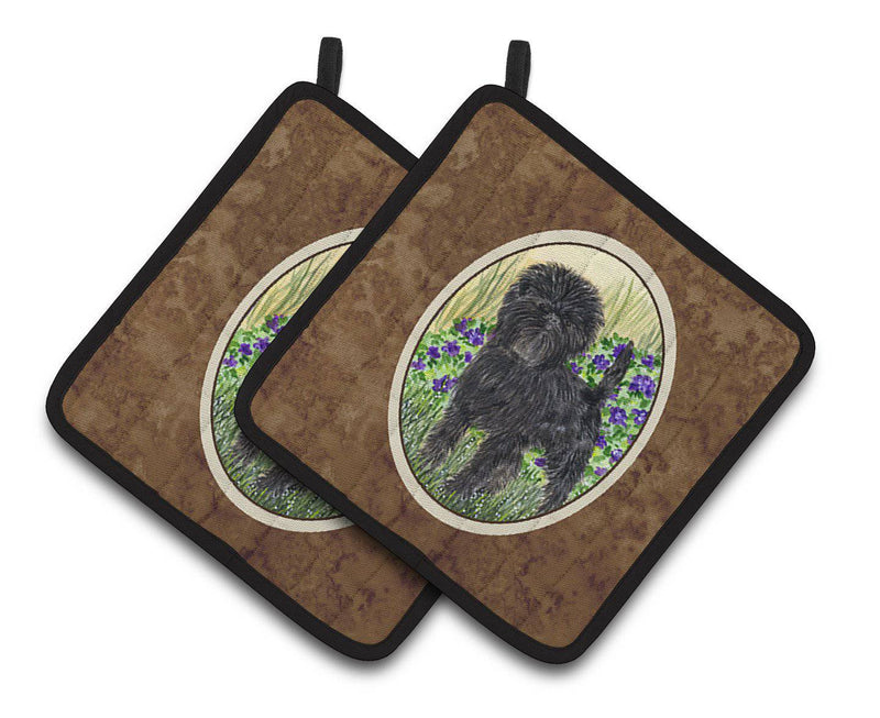 Affenpinscher Pair of Pot Holders SS8151PTHD