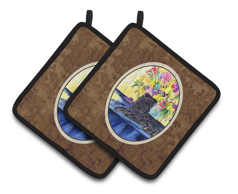 Affenpinscher Pair of Pot Holders SS8296PTHD