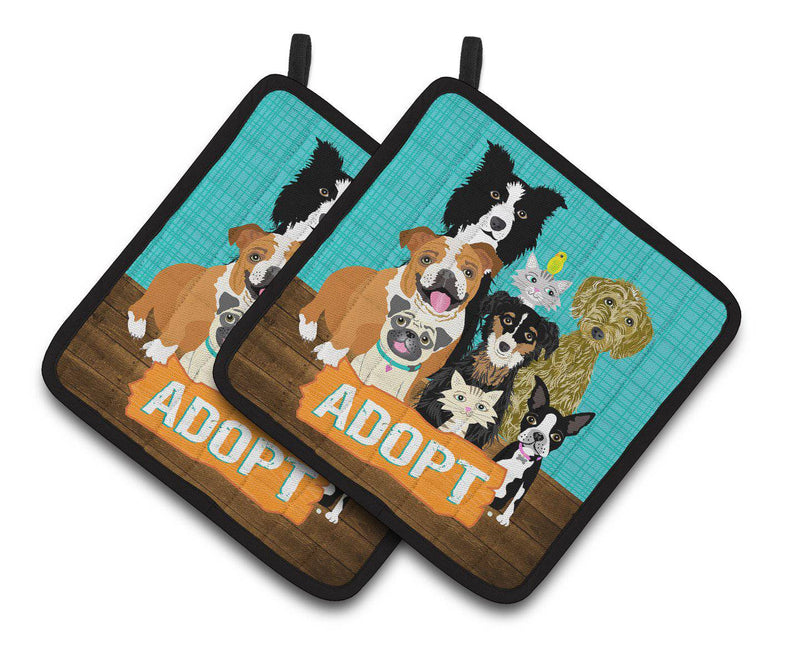 Adopt Pets Adoption Pair of Pot Holders VHA3007PTHD