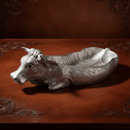 Cow Carving Serving Tray by Arthur Court Designs