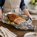 Pig Carving Tray by Arthur Court Designs