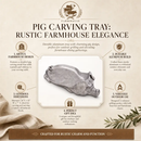 Pig Carving Tray by Arthur Court Designs