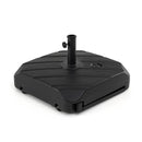 211 LBS Fillable Patio Umbrella Base with Wheels and Telescopic Pull Rod by LJGDeals
