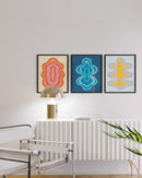 Colorful abstract shapes