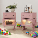 Robot LED Nightstand With 360° Rotating Drawer by HouseOfZazla