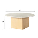 Qwin - Table With Marble Top by Unique Piece Furniture