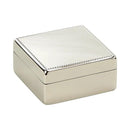 Square Box With Beaded Border by creativegiftsdirect