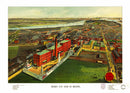 Vintage Map of Boston, Massachusetts 1902