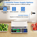 66lb Price Computing Scale Commercial Food Scale with Dual LCD Displays by LJGDeals