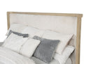 Kailani 52-inch California King Wingback Bed Beige Oak