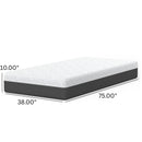 Pur Chill 10" Medium Firm Mattress with Phase Change Cooling Fabric by HouseOfZazla