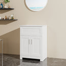 Sink Bathroom Vanity Laundry Cabinet Combo - White by HouseOfZazla