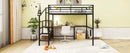Loft Bed With Desk And Lateral Storage Ladder by HouseOfZazla