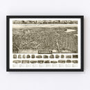 Vintage Map of Haverhill, Massachusetts 1914