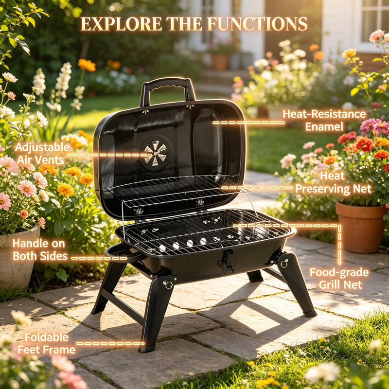Small Portable Charcoal Grill, photo 3 of 7