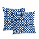 2 Pack Outdoor Throw Pillows, Waterproof & Fade-Resistant Patio Cushions (18x18 Inch) by HouseOfZazla