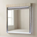 Leonor - Mirror With LED Light Frame - Gray by HouseOfZazla